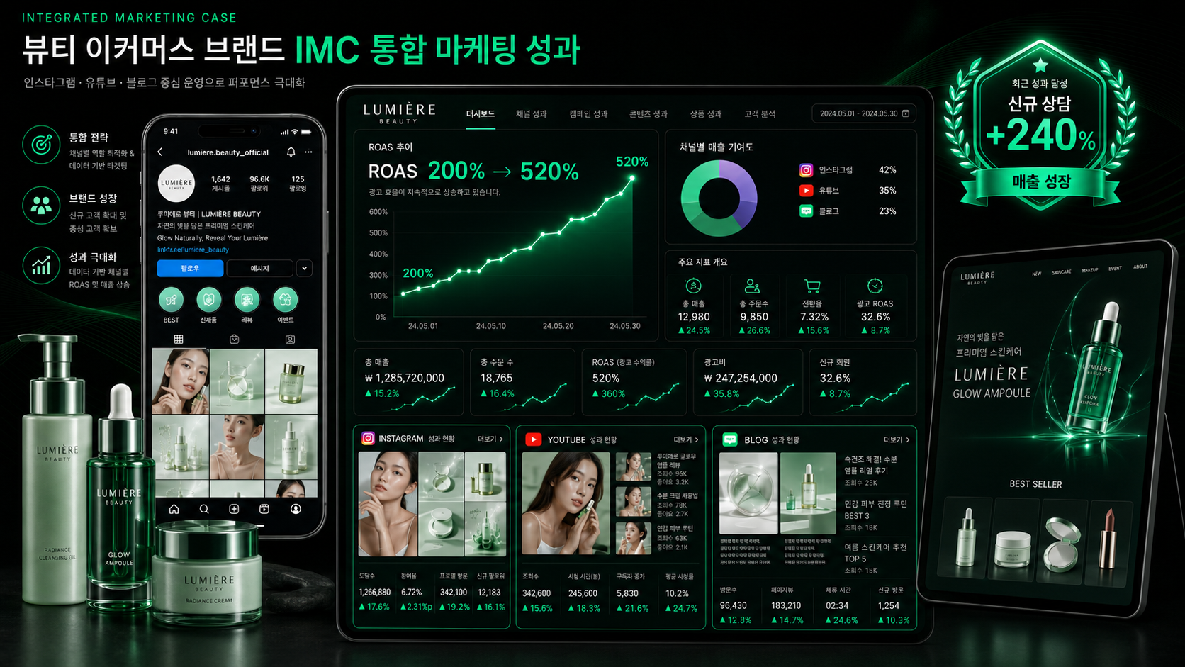IMC 통합마케팅 케이스 이미지
